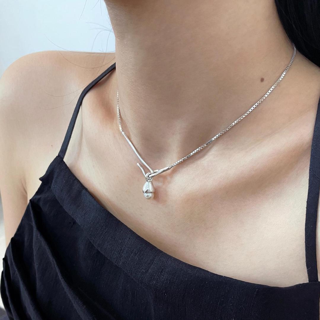 baby pearl necklace (담수 진주)