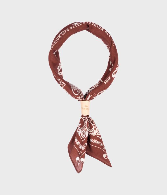 WB BANDANA (red brown)