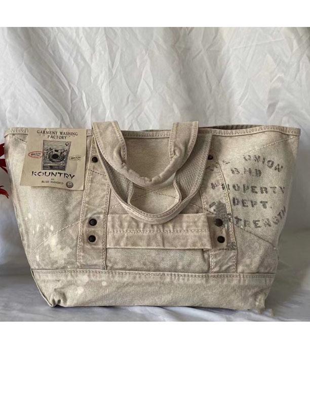 kapital 레트로 워싱 디스트로이드 메신저 토트백 [스트릿 편집샵 람스]