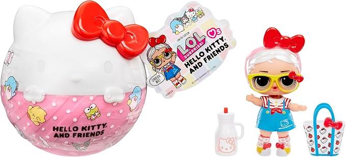 LOL Surprise! Loves Hello Kitty and Friends with 7 Surprises – 8 Limited-Edition Dolls – Great Gift for Kids Ages 4+