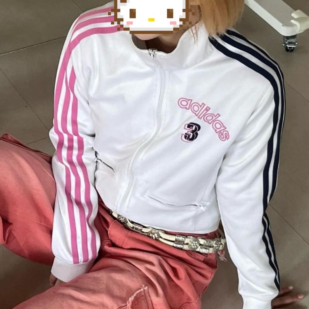 아디다스 화이트 핑크 네이비 져지 | 후루츠패밀리