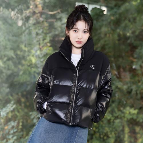 여성 매트 블라킹 샤인 다운 푸퍼 자켓 47E515G UB1