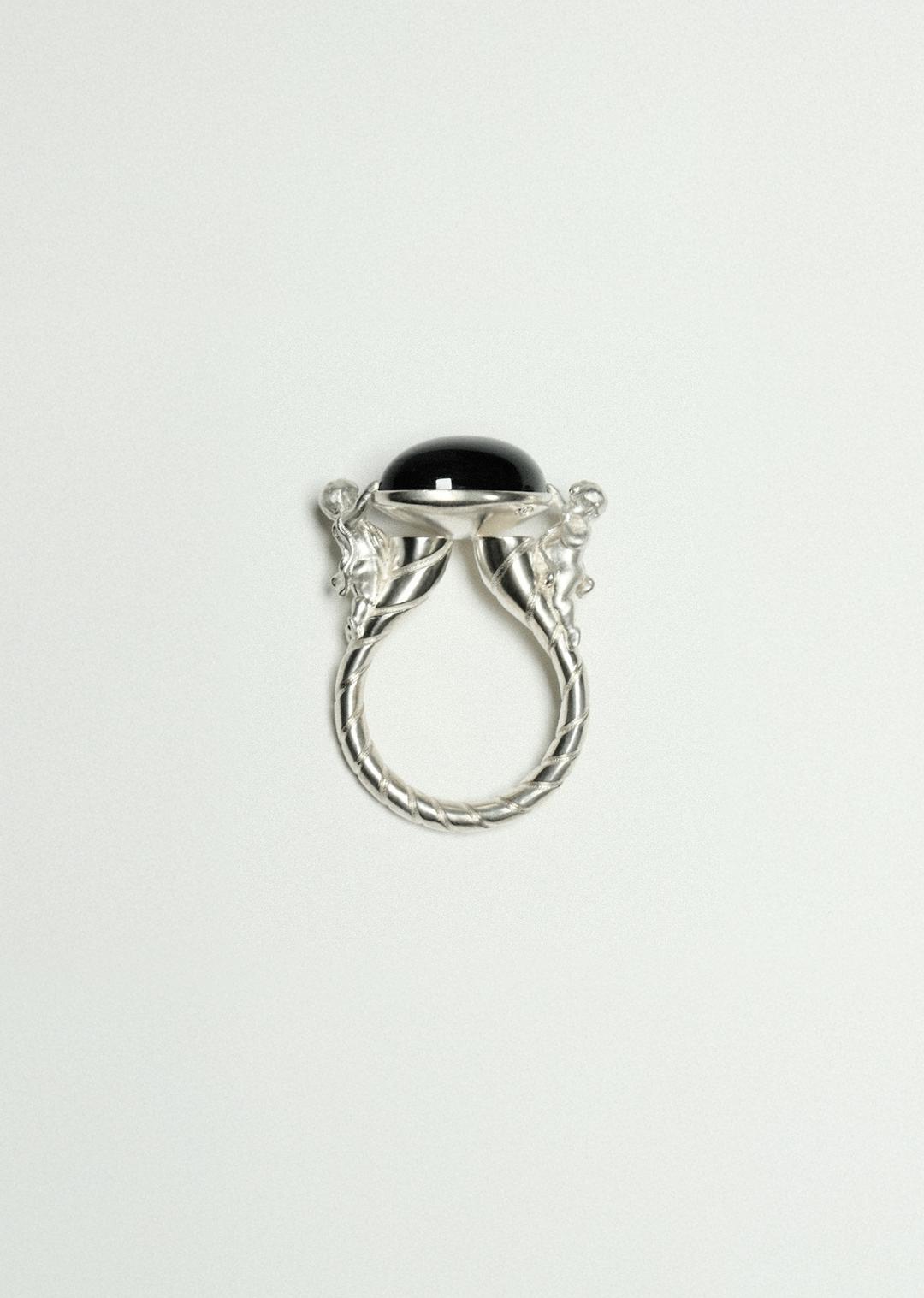 Atlas Onyx Ring