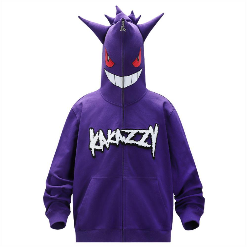 Kakazzy 카카지 풀 집 후드집업 퍼플 Full Zip Hoodie Purple
