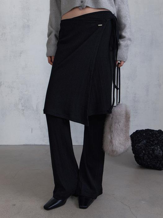 [SET] PAIR LAYER PANTS (BLACK)