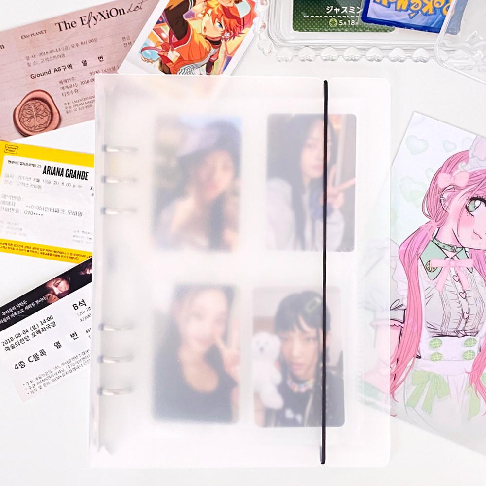 월간문구 포카 바인더 포토카드 티켓북 스티커 사진 앨범 A5 6공 바인더