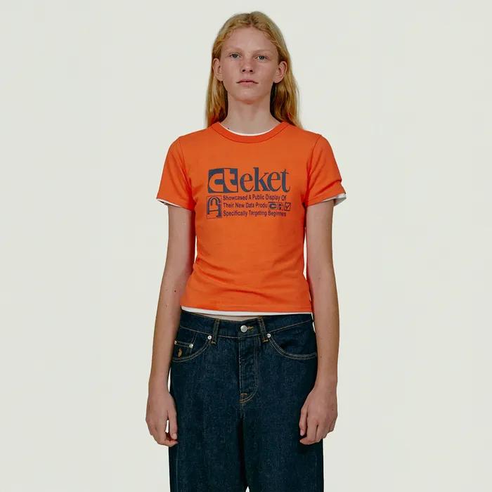Plan Women Tee Orange