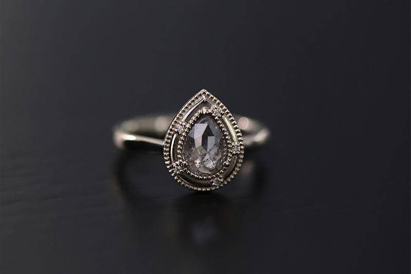 [ONLY ONE]  0.74ct 페퍼다이아몬드 레이니롤린링 / KS 13호