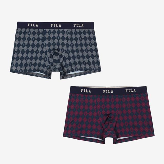 [FILA] 아웃핏 아가일 패턴 남성 드로즈 2종 택1 (FI4DRE6410M_DLE)