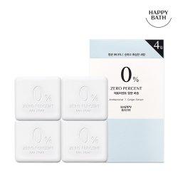[금주특가]해피바스 제로퍼센트 항균 바 90g *4입