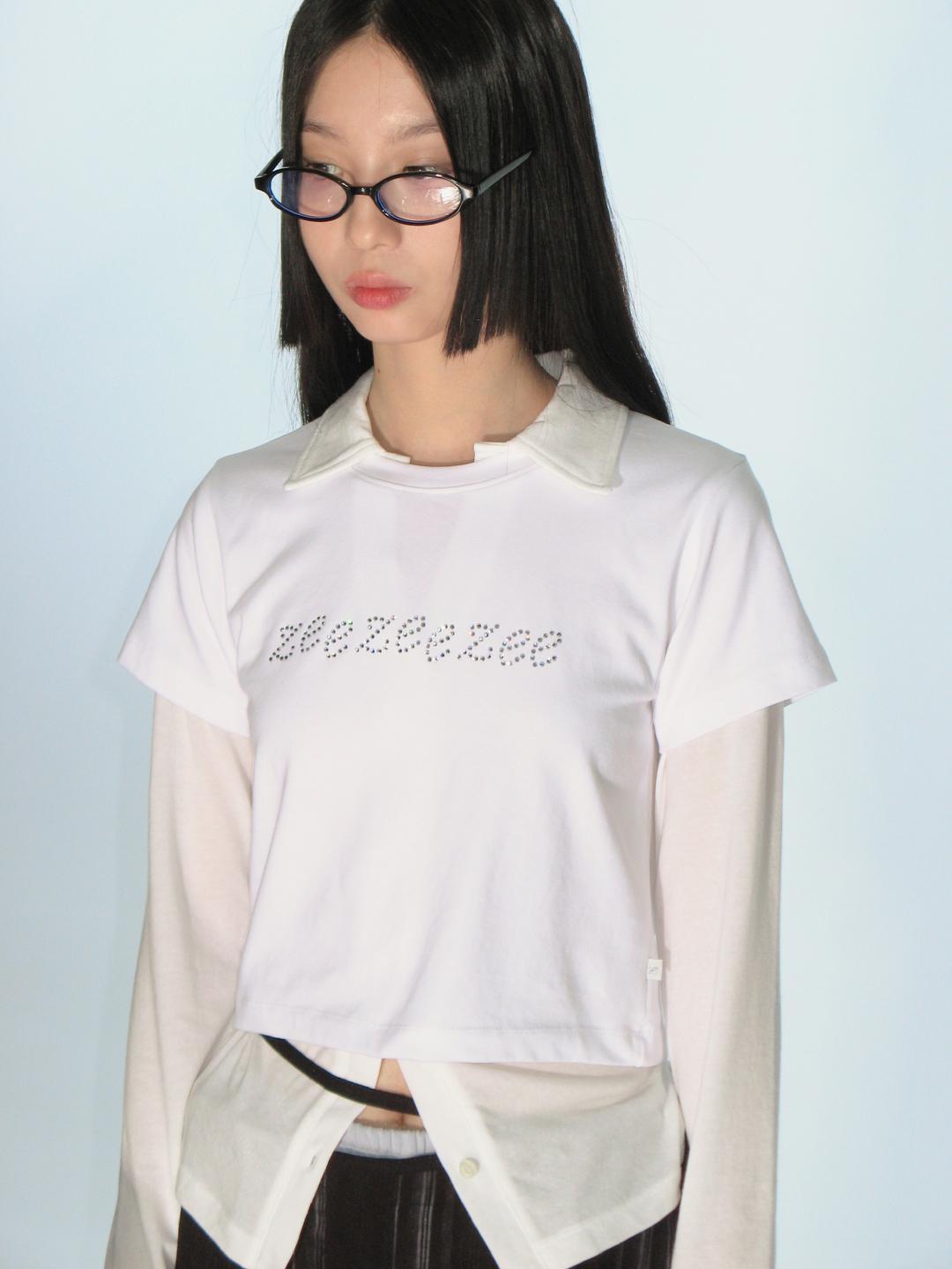 Crystal-Cut T-Shirt ( White ) / 4월 초 예약발송