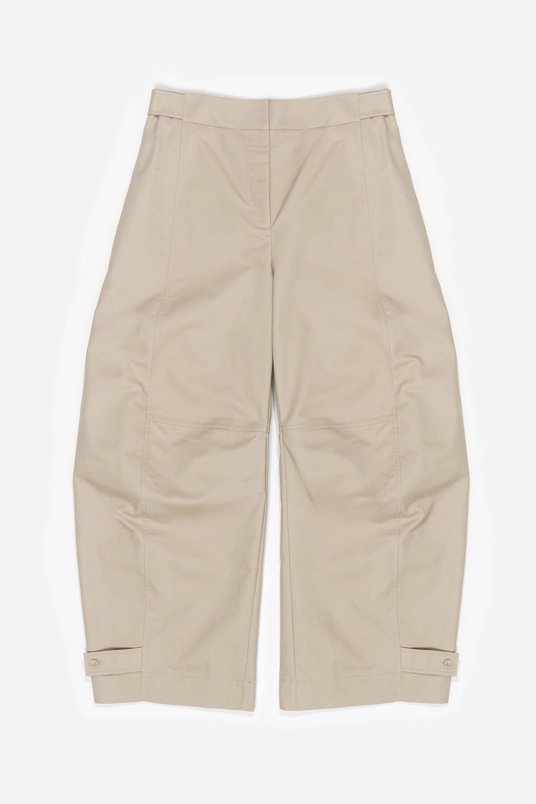 Pantalón barrel ajustable piedra