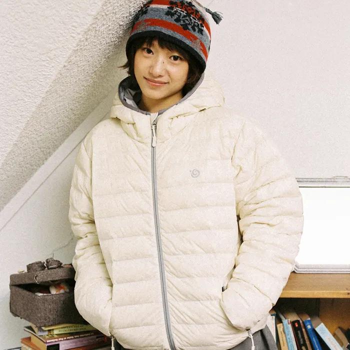 SYMBOL LIGHT DOWN JACKET [CREAM]