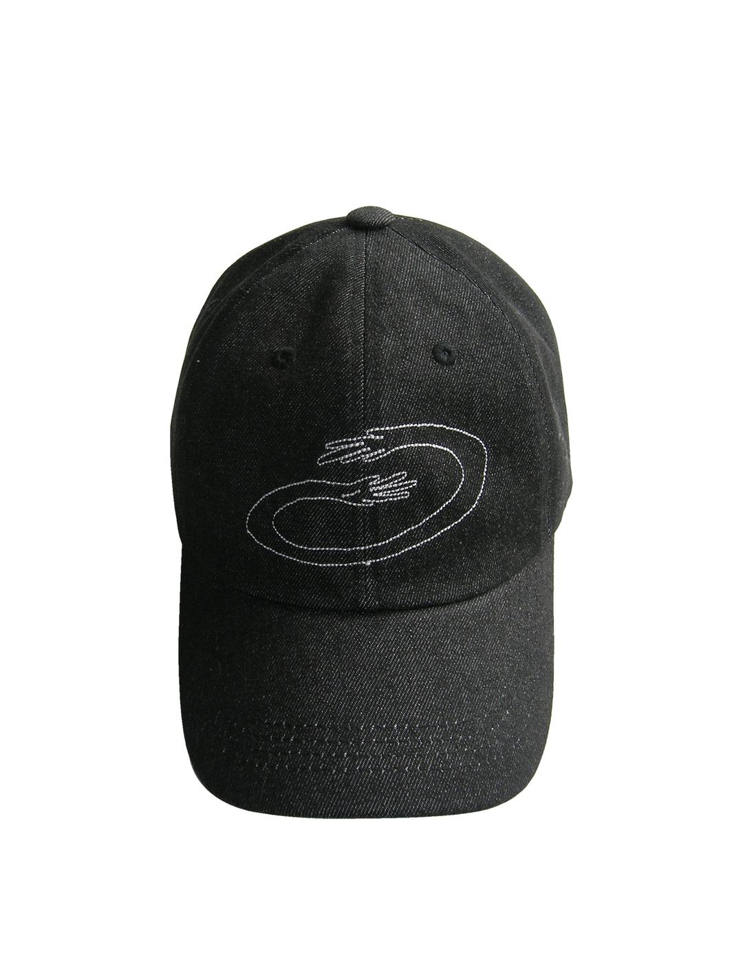 OURPIERRE LOGO BALL CAP DENIM