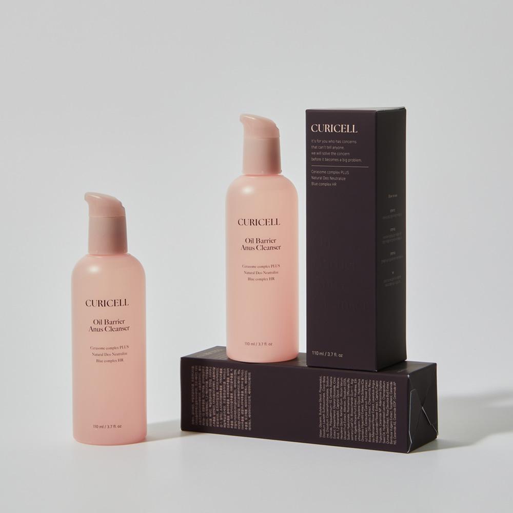 큐리셀 오일베리어 항문 세정제 110ml