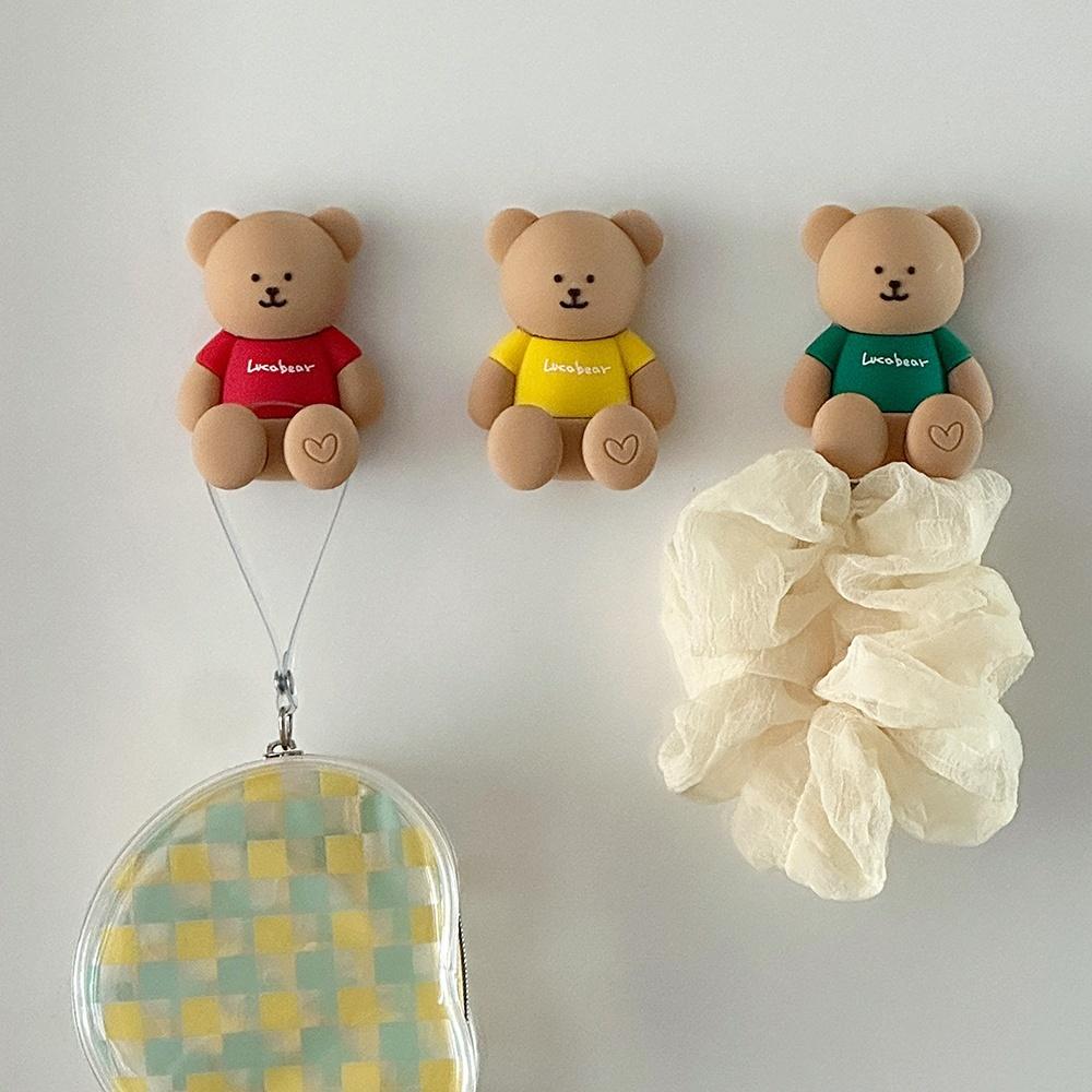 비아01x 루카베어 칫솔걸이 귀여운 베어 곰돌이칫솔 마스크걸이