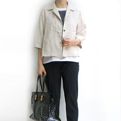 린넨 포켓 JK (2C)