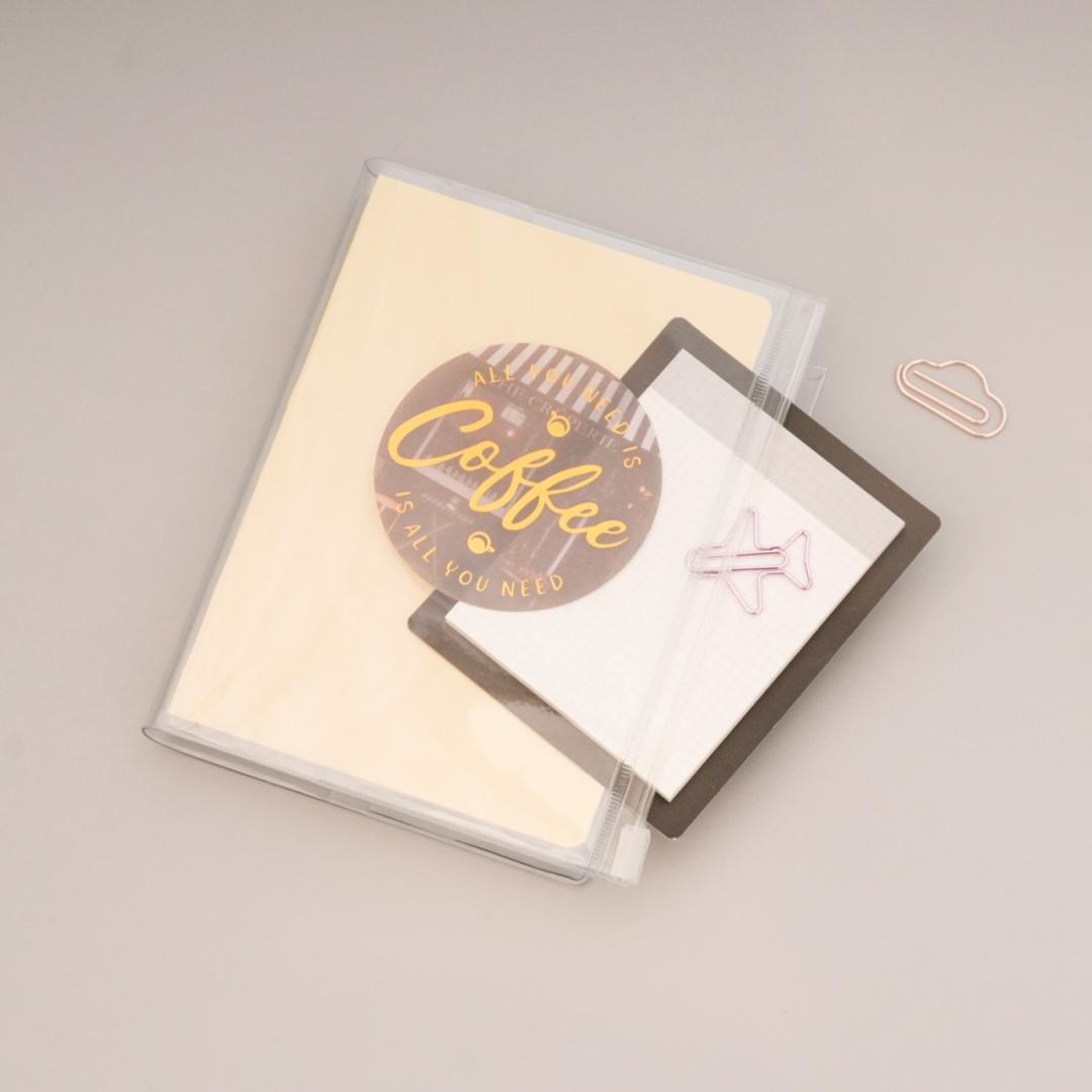 A6 다이어리 PVC 포켓 커버