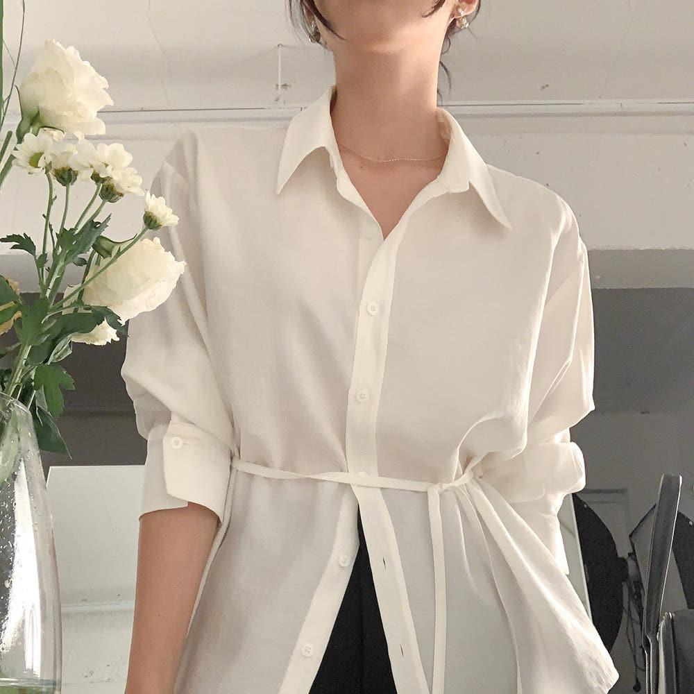 (자체제작) 에르데 스트랩 블라우스 (크림)