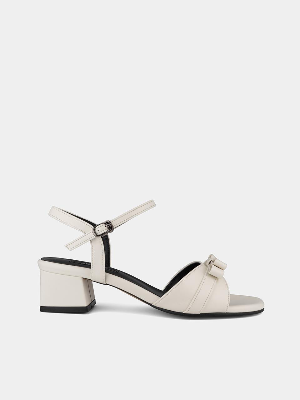 Molly Ribbon Sandals / Ivory (4cm)