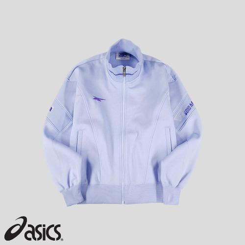 아식스 스카이블루 소라색 올드스쿨 집업 져지  SIZE M