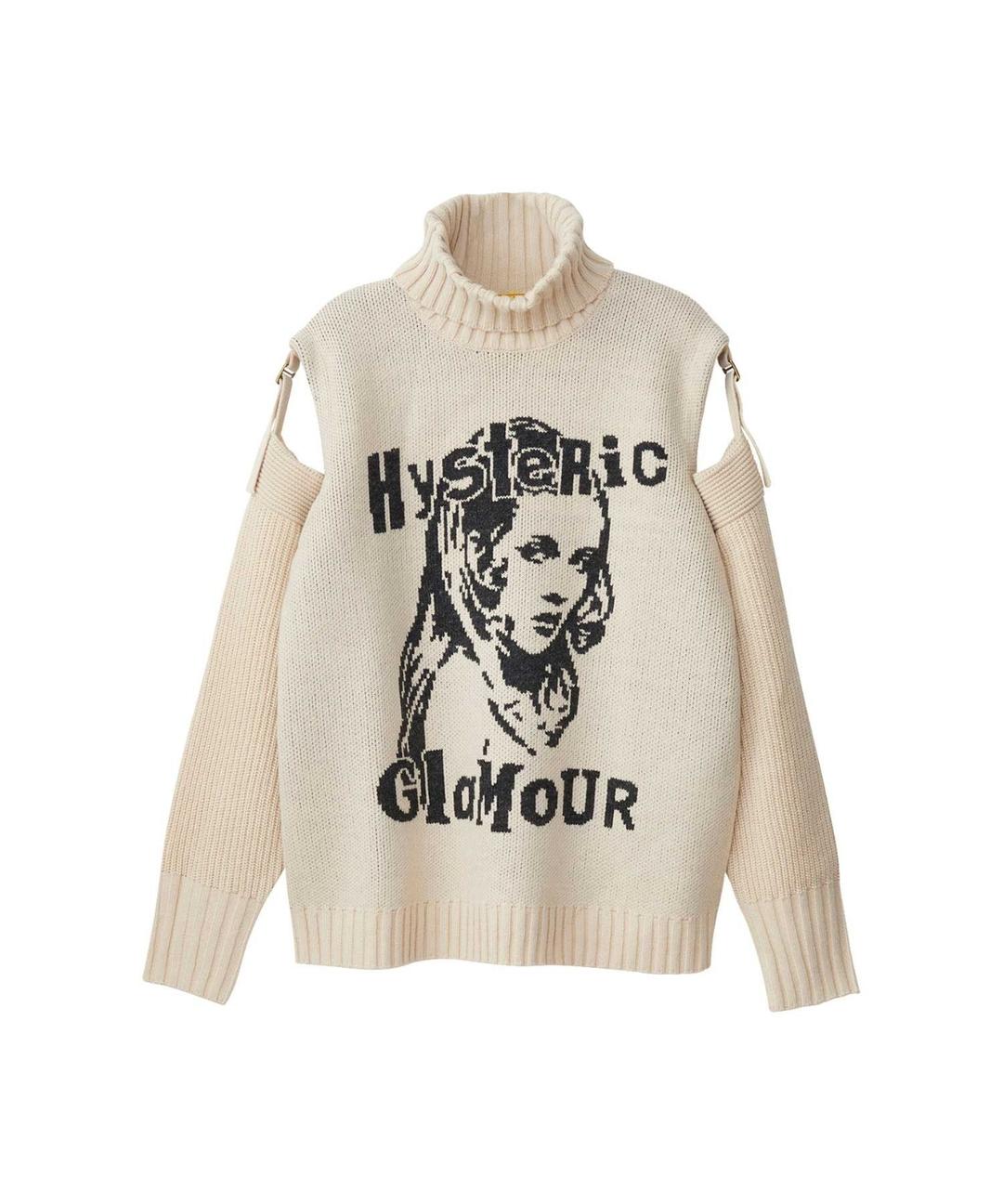 QUIET PUNKジャカード タートルネックプルオーバー|HYSTERIC GLAMOUR WOMEN | HYSTERIC GLAMOUR ONLINE STORE ヒステリックグラマーオンラインストア