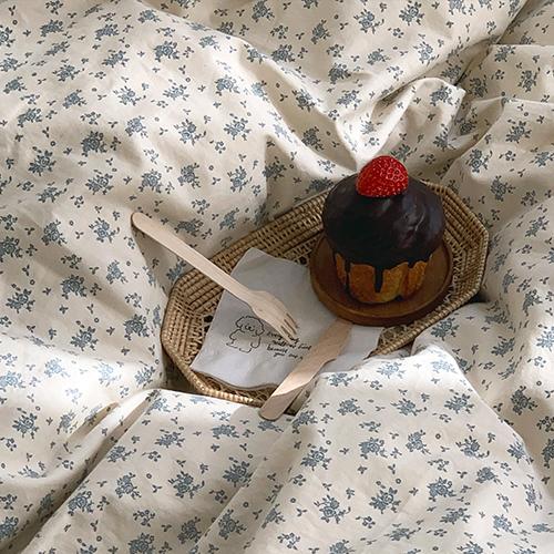 콜미 블루플라워 베딩세트