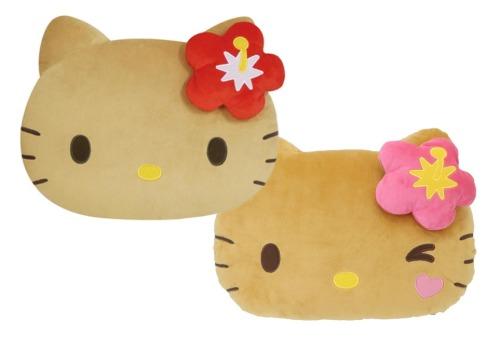 산리오 헬로키티 페이스 쿠션 '태닝키티\'