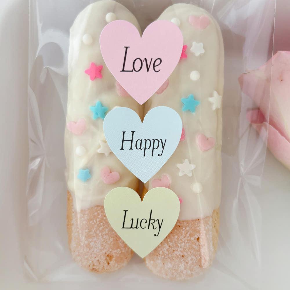 러브팝 해피 러브 럭키 컬러칩 스티커 (50매)