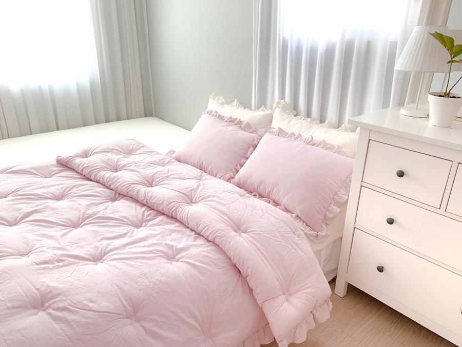 오가닉 프릴 차렵 이불