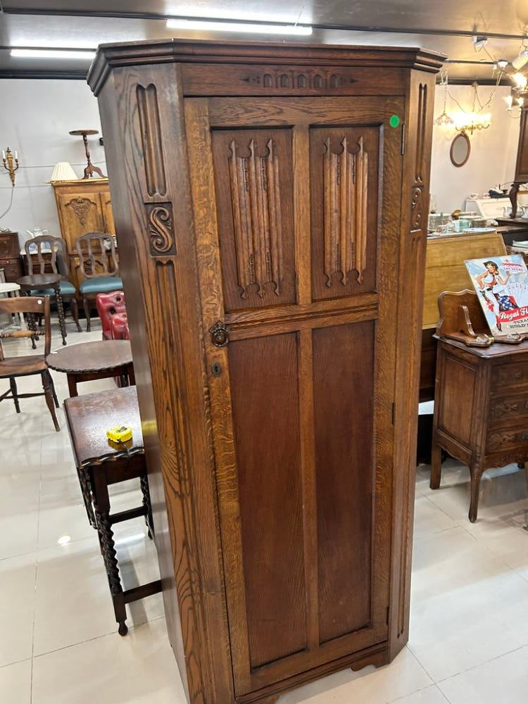 영국 앤틱가구 옷장 싱글 입본장