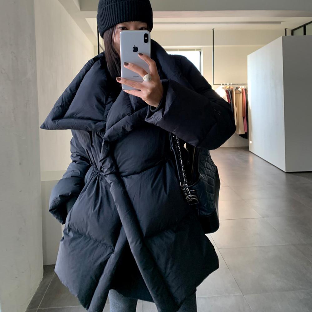 파인게이지 /카라카라 덕다운 패딩점퍼