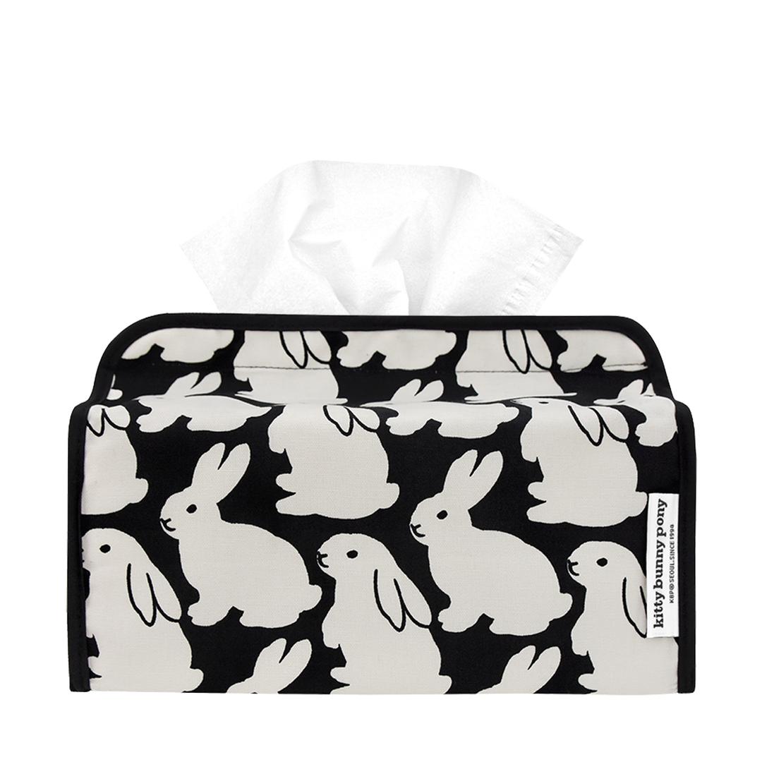 little black bunnies tissuebox cover