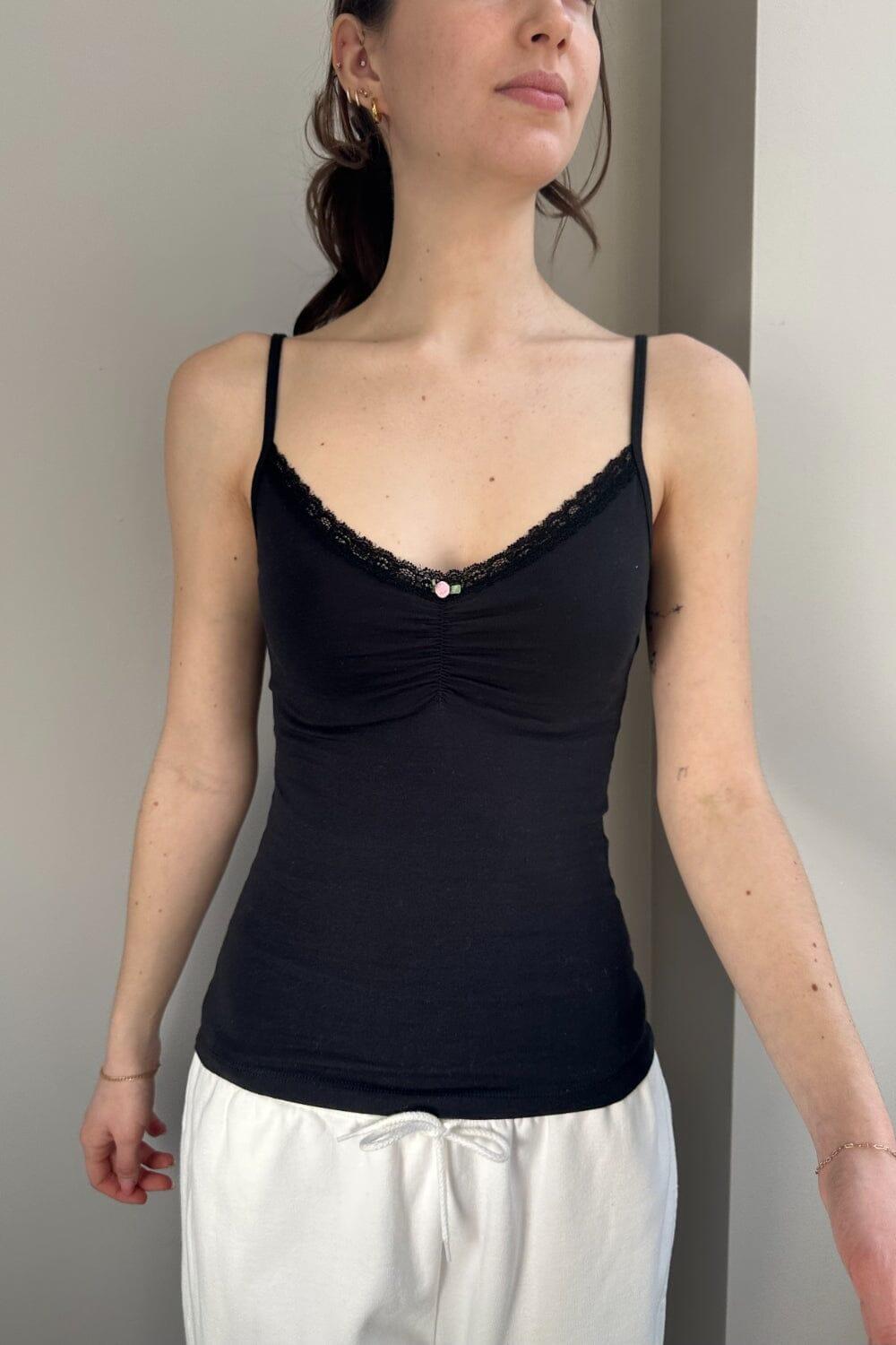 Archie Roses Tank - Black / S