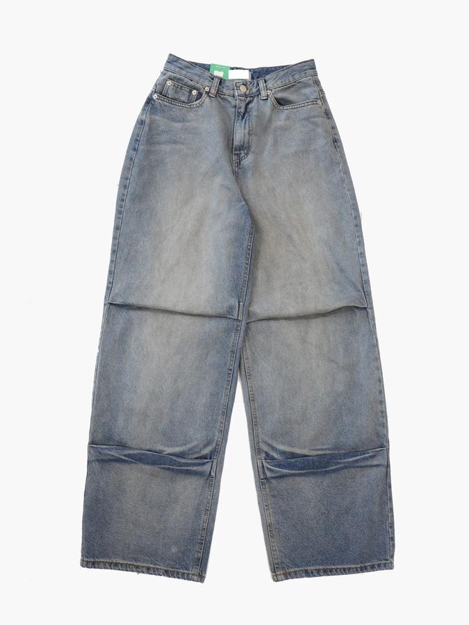 프롬뮤즈 flap wide denim pants