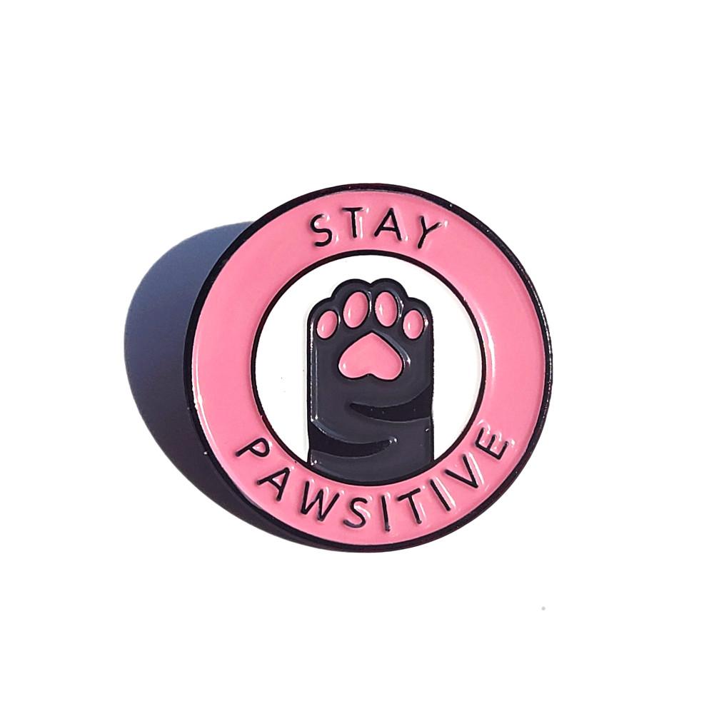 긍정적으로 지내요 핀뱃지