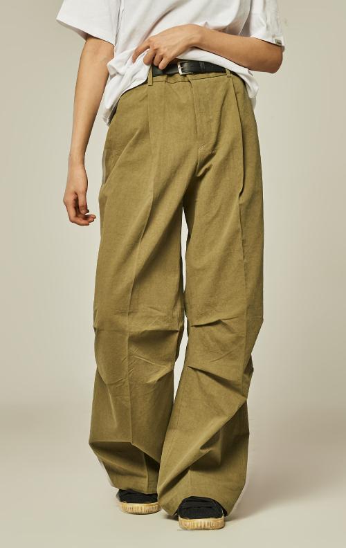 맨체스터 파라슈트 와이드 팬츠 (3컬러)