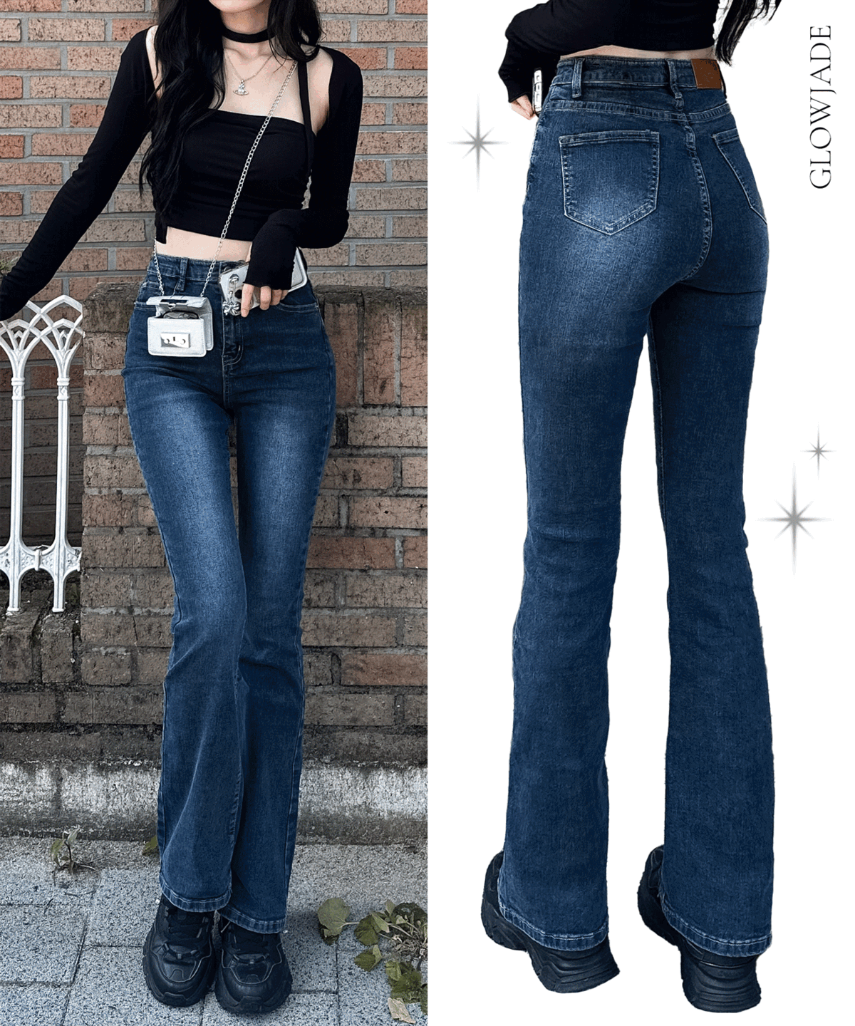 [3단기장] 스판 하이웨스트 부츠컷 데님 팬츠 -6color