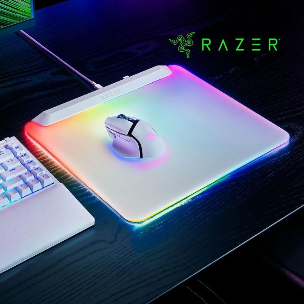 레이저 Firefly V2 PRO 마우스 패드 화이트 (국내미출시 컬러) 