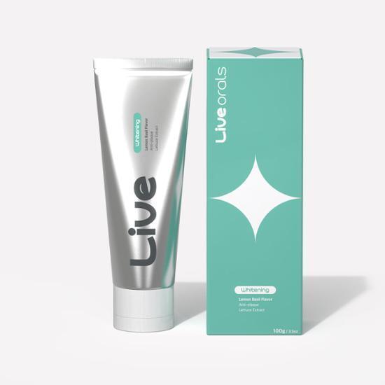 라이브오랄스 퓨어다이아 미백치약 80g