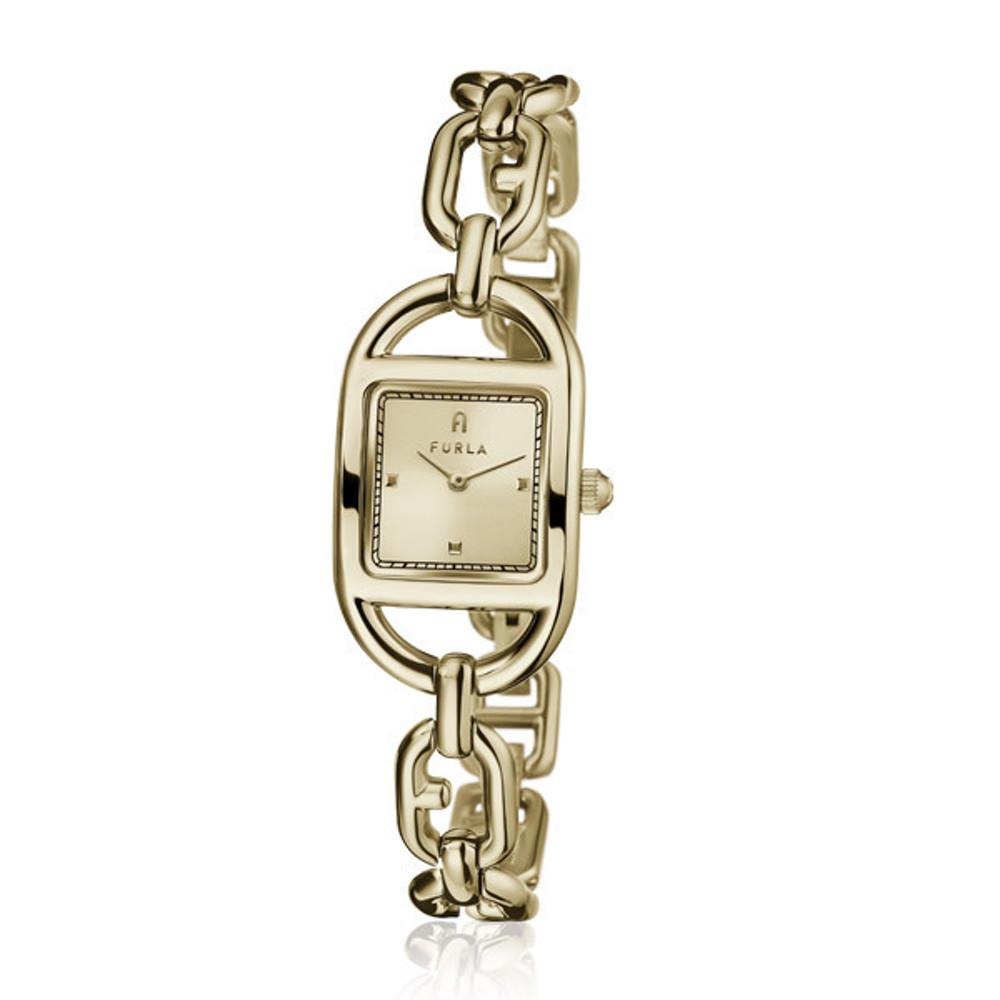 훌라 여성 메탈 시계 Chain Square Logo WW00026008L2