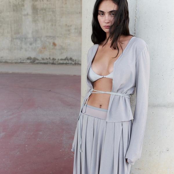 Sophia Cardigan - washed gray