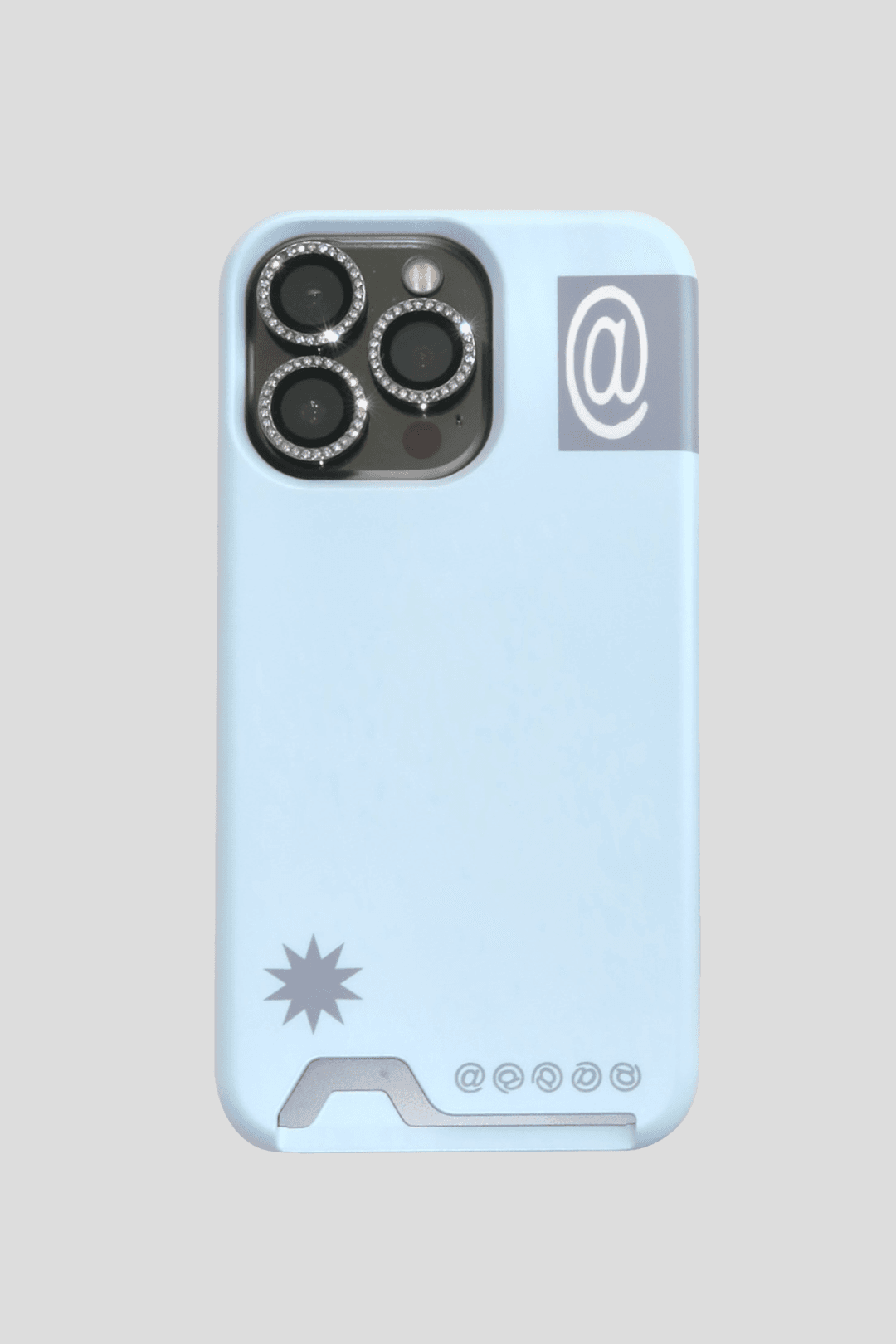 At sign(@) card case (sky blue)