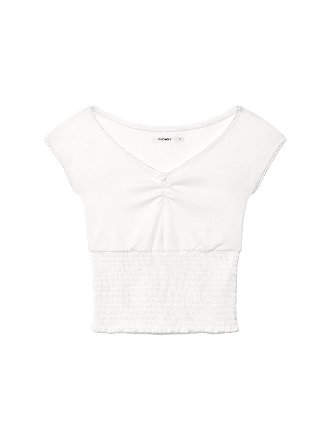 PEEKABOO SMOKE TEE (WHITE)