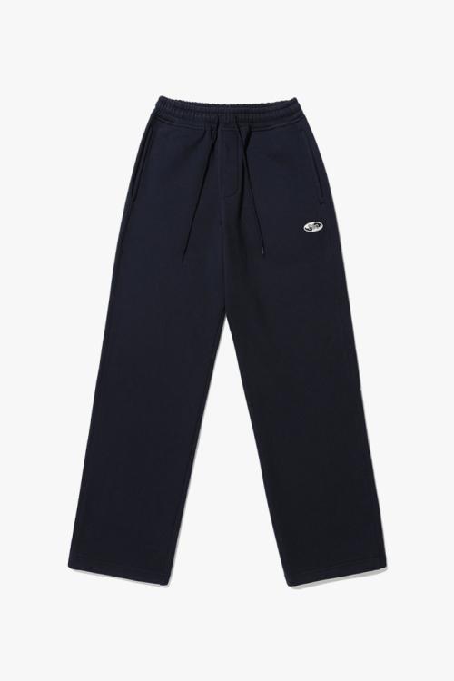 UUU OVAL WIDE SWEATPANTS_NAVY(IK2CFMPA00A)