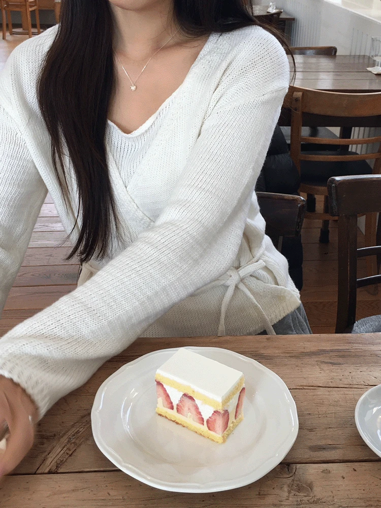 [🥛꾸안꾸/세트구성🩶] 웜 나시 가디건 니트 세트