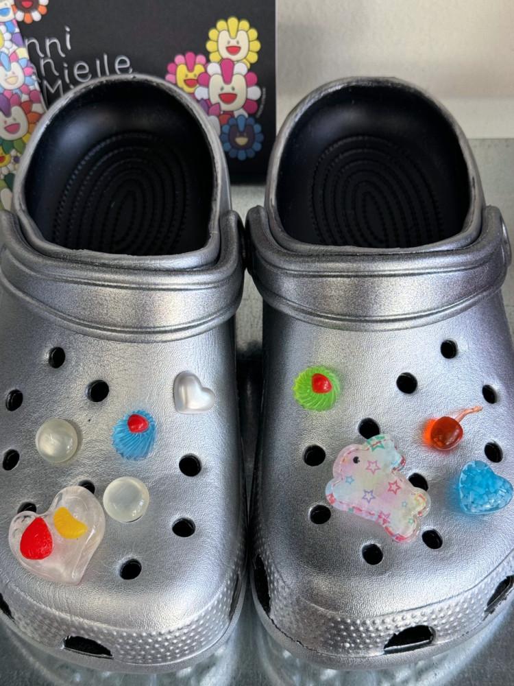 체리 버니 샌들 꾸미기 장식 단추 참 (9개 1SET)