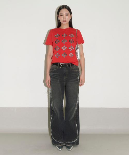HERETIC COASTER T-SHIRT / red