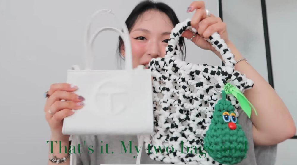 소봉님pick! 뜨개 네트백 아멘백 블랙&화이트