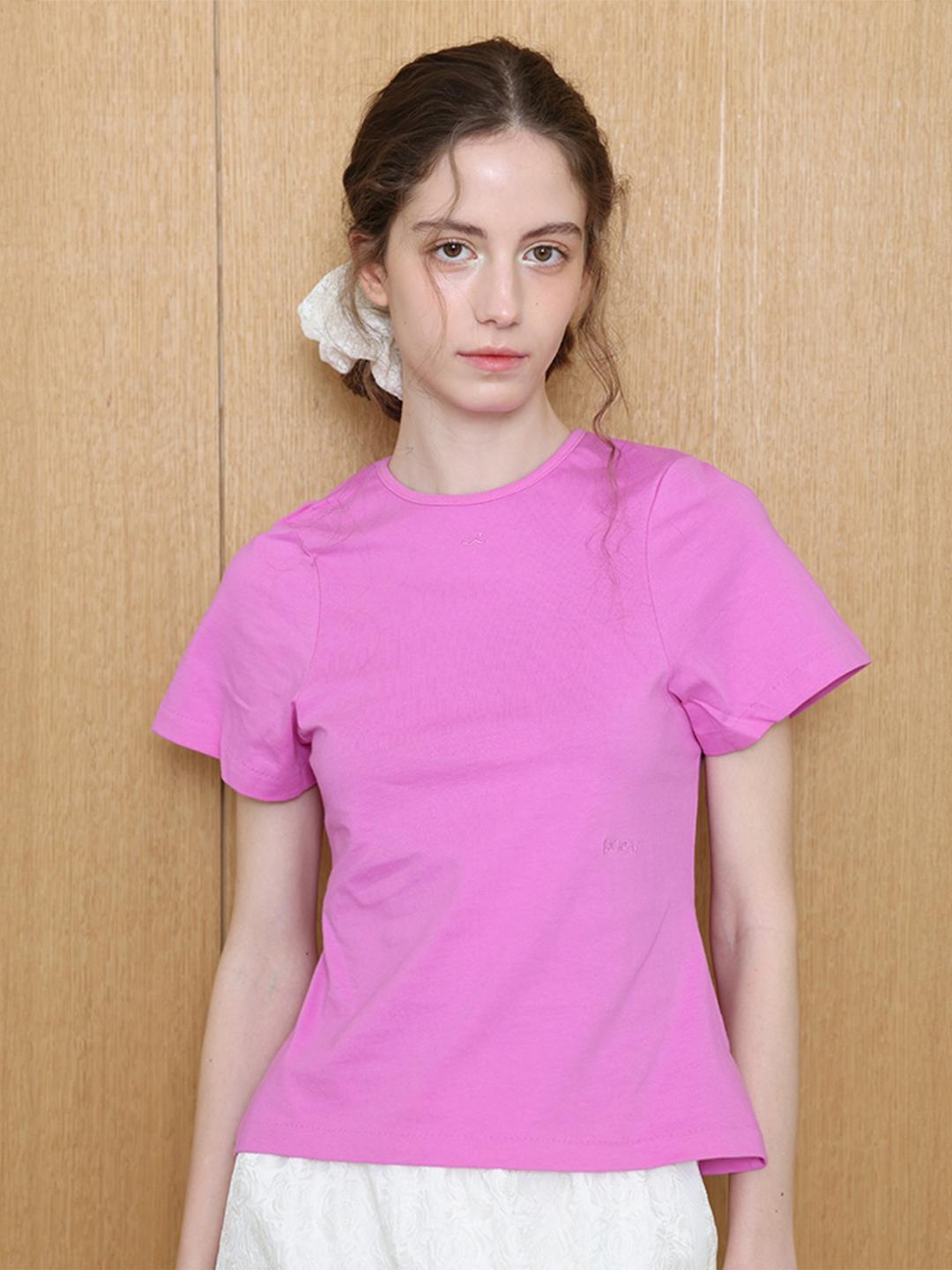 Poev Arched T-Shirt - Purple Pink